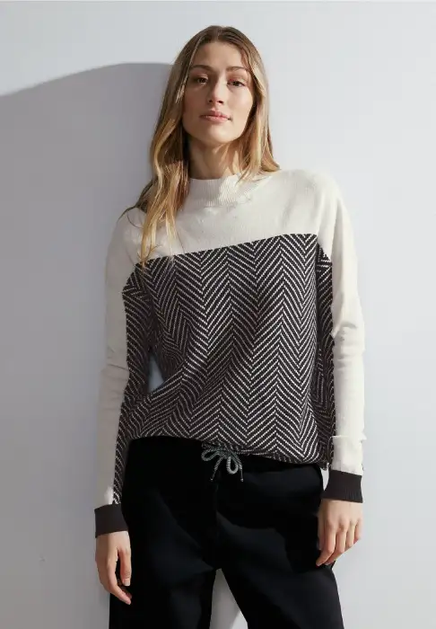 Pull noir grande taille Alexandra - Giulia Collection Coutances