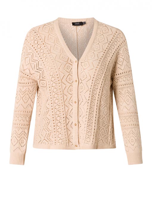 Gilet beige grande taille Giveney - Giulia Collection Coutances