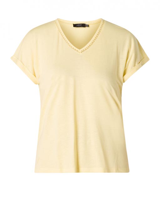 Teeshirt jaune grande taille Goldy - Giulia Collection Coutances