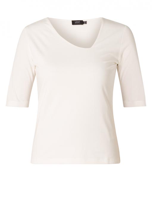 Teeshirt blanc grande taille Georgia - Giulia Collection Coutances