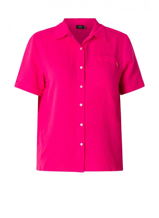 Chemise rose grande taille Zabel - Giulia Collection Coutances