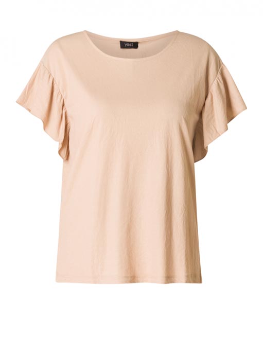 Teeshirt beige grande taille Zaina - Giulia Collection Coutances