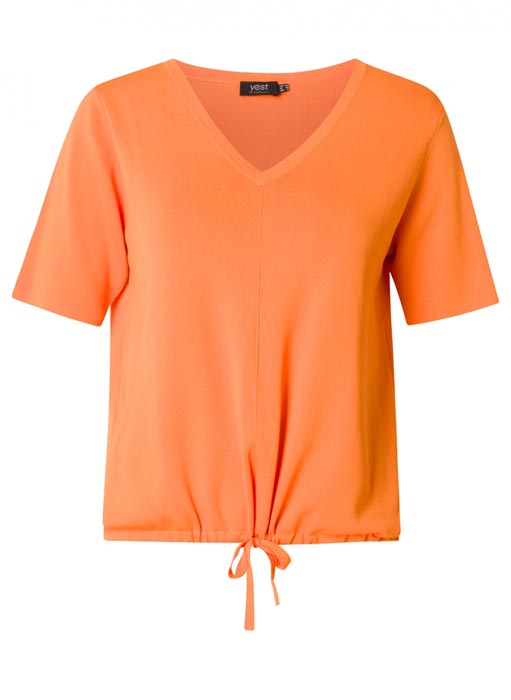 Teeshirt orange grande taille Zonne - Giulia Collection