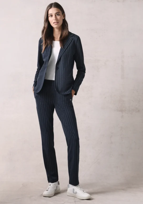 Blazer bleu marine grande taille Nikita ensemble - Giulia Collection Coutances